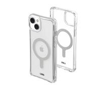 Urban Armor Gear Custodia Plyo compatibile Apple iPhone 14 Plus [compatibile ricarica wireless/carica magnetica, angoli morbidi e resistenti agli urti, bordo rialzato] ice (trasparente)