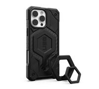 URBAN ARMOR GEAR Bundle Monarch Pro MS Case / Magneting compatibile con Apple iPhone 16 Pro Max (Ricarica wireless / magnetica compatibile, protezione a 5 strati) fibra di carbonio / nero