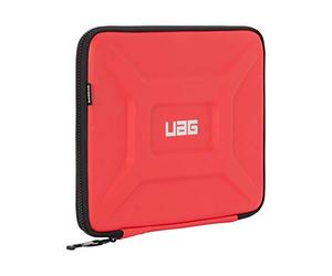 Urban Armor Gear Custodia protettiva universale per laptop/tablet per Apple iPad Pro 12.9 / MacBook Pro, Microsoft Surface Pro/Book/Laptop etc. (fino a 13'', manicotto con tasca a rete) rosso