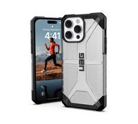 Urban Armor Gear Custodia UAG Plasma compatibile Apple iPhone 14 Pro Max [Rocarica wireless compatibile copertura, Resistente agli urti, Bordo rialzato] trasparente