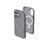 Urban Armor Gear Dot Case per Apple iPhone 17 Custodia (Anello magnetico, angoli appiattiti, Ricarica wireless/magnetica, Protezione da cadute da 4,6 m) cenere (grigio trasparente)