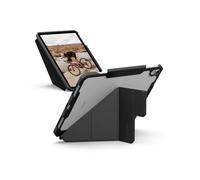 URBAN ARMOR GEAR Essential Armor Folio Case per Apple iPad Air 11 (M2 / 2024) Custodia (Funzione Wake/Sleep, Supporto per Apple Pencil/Logitech Crayon, Funzione stand) nero