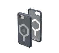 Urban Armor Gear Essential Armor MS Case compatibile Apple iPhone 16e Custodia (Ricarica wireless/magnetica ottimizzata, protezione da cadute da 4,6 m) cenere (grigio trasparente)