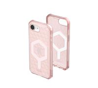 Urban Armor Gear Essential Armor MS Case compatibile Apple iPhone 16e Custodia (Ricarica wireless/magnetica ottimizzata, protezione da cadute da 4,6 m) rosa (trasparente)