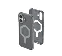 Urban Armor Gear Essential Armor MS Case compatibile con Apple iPhone 17 Custodia (Ricarica wireless/magnetica ottimizzata, Protezione da cadute da 4,6 m) cenere (grigio trasparente)