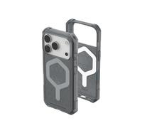 Urban Armor Gear Essential Armor MS Case compatibile con Apple iPhone 17 Pro Custodia (Ricarica wireless/magnetica ottimizzata, Protezione da cadute da 4,6 m) cenere (grigio trasparente)