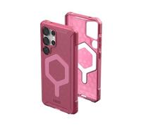 URBAN ARMOR GEAR Essential Armor MS Case Samsung Galaxy S25 Ultra Custodia ("Designed for Samsung", Ricarica wireless / Carica magnetica ottimizzata, 4,6m Protezione) berry (trasparente)