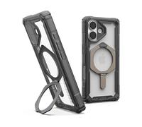 Urban Armor Gear Plasma XTE Case per Apple iPhone 17 Kickstand Custodia (Ricarica wireless/carica magnetica, Apribile, Protezione da cadute da 6 metri) cenere/titanio