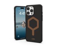 Urban Armor Gear Custodia Plyo MS compatibile con Apple iPhone 16 Pro Max (Ricarica wireless/magnetica compatibile, angoli Air-Soft a prova di urto, bordo rialzato) nero/bronzo