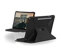 Urban Armor Gear Metropolis Copertura protettiva secondo lo standard militare per Samsung Galaxy Tab S7+ (5G + Wi-Fi) (12,4'') Cover - [compatibile S-Pen, Wake/Sleep, funzione stand-up] nero