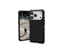 Urban Armor Gear Metropolis LT MS Case compatibile con Apple iPhone 17 Pro Custodia (Protezione dalle cadute di livello militare, Ricarica wireless (Qi) / magnetica) nero kevlar