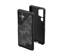 URBAN ARMOR GEAR Metropolis LT Case Samsung Galaxy S25 Ultra Custodia ("Designed for Samsung", compatibile con ricarica wireless (Qi) / ricarica magnetica) micro hex camo graphite