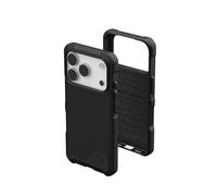 Urban Armor Gear Metropolis LT MS Case compatibile con Apple iPhone 17 Pro Custodia (Protezione dalle cadute di livello militare, Ricarica wireless (Qi) / magnetica) nero kevlar