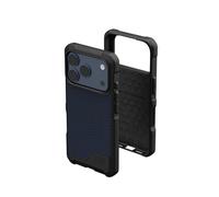 Urban Armor Gear Metropolis LT MS Case compatibile con Apple iPhone 17 Pro Custodia (Protezione dalle cadute secondo gli standard militari, Ricarica wireless (Qi) / magnetica) blu kevlar