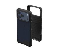 Urban Armor Gear Metropolis LT MS Case compatibile con Apple iPhone 17 Pro Max Custodia (Protezione dalle cadute secondo gli standard militari, Ricarica wireless (Qi) / magnetica) blu kevlar