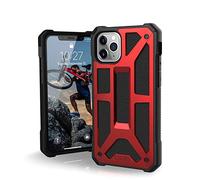 Urban Armor Gear Monarch Apple iPhone 11 Pro (5.8") Cover Protettiva Rugged Custodia (Compatibile Con il Qi Wireless, Ultra Slim Protezione Case, Antiurto, Cuoio) - rosso