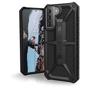 Urban Armor Gear Monarch Copertura Samsung Galaxy S21+ (Plus) 5G (6,7") Cover (Ricarica senza fili compatibile, Protezione da caduta di grado militare, Resistente alle cadute) - nero