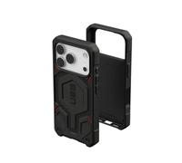 Urban Armor Gear Monarch Pro Case compatibile con Apple iPhone 17 Pro Custodia (Ricarica wireless/carica magnetica, Protezione a 5 strati) nero kevlar