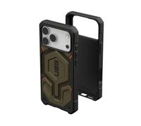 Urban Armor Gear Monarch Pro Case compatibile con Apple iPhone 17 Pro Max Custodia (Ricarica wireless/magnetica, Protezione a 5 strati) verde kevlar