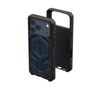 Urban Armor Gear Monarch Pro Case compatibile con Apple iPhone 17 Pro Max Custodia (Ricarica wireless/magnetica, Protezione a 5 strati) blu kevlar