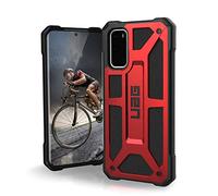 Urban Armor Gear Monarch Samsung Galaxy S20 (6.2") Cover Protettiva Rugged Custodia (Compatibile Con il Qi Wireless, Ultra Slim Protezione Case, Antiurto), Monarch - Rosso