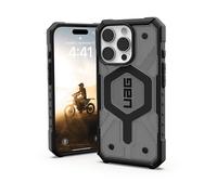 URBAN ARMOR GEAR Pathfinder Clear CUSTODIA per Apple iPhone 16 Pro, Cenere, Nero