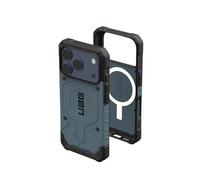 Urban Armor Gear Pathfinder MS Case compatibile con Apple iPhone 17 Pro Custodia (Ricarica wireless/magnetica, Protezione dalle cadute di livello militare) blu nuvola