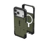 Urban Armor Gear Pathfinder MS Case compatibile con Apple iPhone 17 Pro Max Custodia (Ricarica wireless/magnetica, Protezione dalle cadute di livello militare) oliva