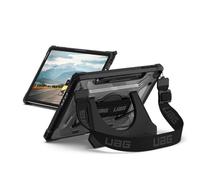 URBAN ARMOR GEAR Plasma Case Microsoft Surface Pro 12 Custodia (2025 - 1a edizione, "Designed for Surface" certificato, Cinghia mano e tracolla, Type Cover / Surface Slim Pen compatibile) ice/nero