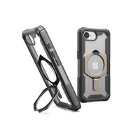 Urban Armor Gear Plasma XTE Case per Apple iPhone 16e Custodia Kickstand (Ricarica wireless/magnetica compatibile, Apribile, Protezione da cadute da 6 metri) ash/titanio