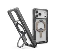 Urban Armor Gear Plasma XTE Case per Apple iPhone 17 Pro Max Kickstand Custodia (Ricarica wireless/magnetica, Apribile, Protezione da cadute da 6 metri) frassino/titanio