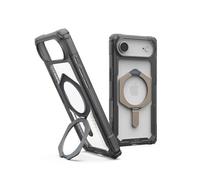 Urban Armor Gear Plasma XTE Case per Apple iPhone Air Kickstand Custodia (Ricarica wireless/magnetica, Apribile, Protezione da cadute da 6 metri) cenere/titanio