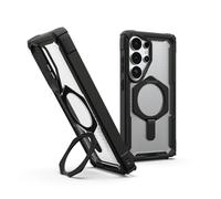 Urban Armor Gear Plasma XTE Case Samsung Galaxy S26 Ultra Custodia con support (Designed for Samsung certificato, Ricarica wireless compatibile, Posizionato verticalmente) nero/transparente