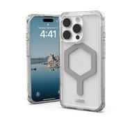 URBAN ARMOR GEAR Plyo CUSTODIA per Apple iPhone 16 Pro, Argento, Trasparente