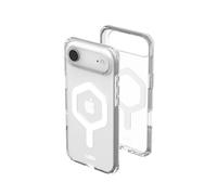 Urban Armor Gear Plyo MS Case compatibile con Apple iPhone Air Custodia (Ricarica wireless/carica magnetica, Air-Soft angoli, Bordi rialzati) ghiaccio (trasparente) / bianco