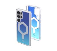 URBAN ARMOR GEAR Plyo Pro Case Samsung Galaxy S25 Ultra cover ("Designed for Samsung", anello magnetico, Ricarica wireless compatibile) blu/ombre