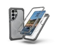 Urban Armor Gear Trooper MS Case per Samsung Galaxy S26 Ultra Custodia (Ricarica wireless/magnetica, Protezione contro le cadute fino a 9,1 metri) transparentee/cendre (grigioe)