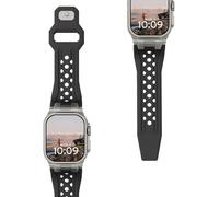 URBAN ARMOR GEAR UAG - Cinturino di ricambio per Apple Watch da 49/46/45/44 mm, per iWatch Serie Ultra 2/Ultra/4-10/SE/SE 2, sportivo, traspirante, di alta qualità, nero/titanio