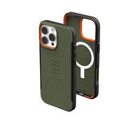URBAN ARMOR GEAR Uag Civilian Cover protettiva progettata per iPhone 16 Pro Max da 6,9”, compatibile con MagSafe, robusta, sottile, elegante, antiurto, antiscivolo, ultra resistente, verde oliva