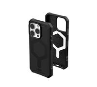 Urban Armor Gear Essential Armor MS Case compatibile con Apple iPhone 16 Pro (50% materiale riciclato, Ricarica wireless/magnetica ottimizzata, 4,6m protezione) nero