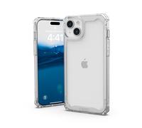URBAN ARMOR GEAR Plyo Custodia compatibile con Apple iPhone 15 Plus [Cover compatibile con la ricarica wireless, Angoli morbidi, Bordo rialzato] ice (trasparente)