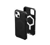 URBAN ARMOR GEAR UAG - Custodia compatibile con iPhone 15 Plus da 6,7 pollici, con magnete integrato nero, compatibile con ricarica MagSafe, robusta custodia protettiva di grado militare a prova di