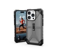 URBAN ARMOR GEAR UAG - Custodia protettiva compatibile con iPhone 15 Pro da 6,1 pollici, in cenere al plasma, robusta, trasparente, di grado militare