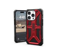URBAN ARMOR GEAR UAG - Custodia protettiva compatibile con iPhone 15 Pro da 6,1 pollici, Monarch Crimson, robusta, resistente e di grado militare, testata contro le cadute