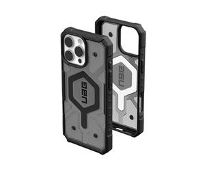 URBAN ARMOR GEAR UAG - Custodia protettiva per iPhone 16 Pro Max da 6,9", trasparente, compatibile con ricarica MagSafe, robusta, antiurto, antiscivolo, di grado militare, colore: cenere