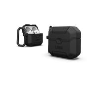 URBAN ARMOR GEAR UAG - Custodia protettiva progettata per AirPods di quarta generazione, robusta custodia protettiva di grado militare a prova di caduta, con moschettone staccabile e chiusura sicura a