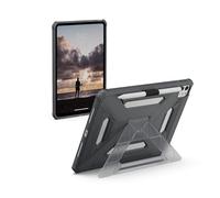 URBAN ARMOR GEAR UAG - Custodia protettiva progettata per iPad Pro 11" 5a generazione 2024 M4 A3357 A3358 A3359, robusta custodia protettiva trasparente con cavalletto e portamatite Scout Plus Ash