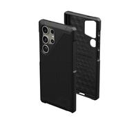 URBAN ARMOR GEAR UAG - Custodia protettiva progettata per Samsung Galaxy S24 Ultra da 6,8" Metropolis LT Kevlar nero, ricarica magnetica, robusta, militare, resistente agli urti, antiscivolo