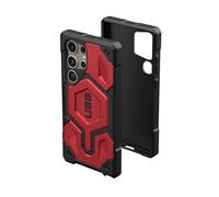 URBAN ARMOR GEAR UAG - Custodia protettiva progettata per Samsung Galaxy S24 Ultra da 6,8 pollici, Monarch Pro Crimson, con ricarica magnetica, robusta, militare, a prova di caduta, resistente agli
