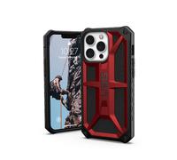Urban Armor Gear UAG Designed for iPhone 13 Pro Case Red Crimson Rugged Lightweight Slim Shockproof Premium Monarch Protective Cover, [6.1 inch Screen]